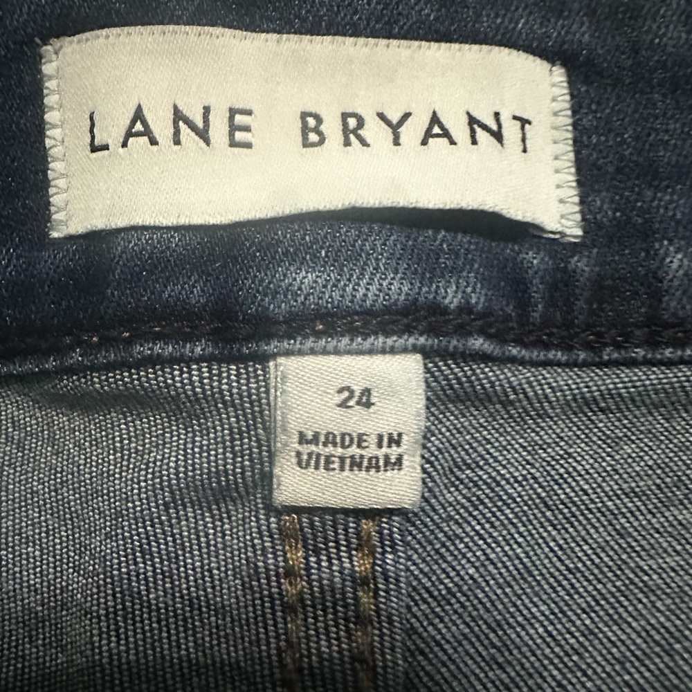 Lane Bryant Dark Blue high rise boot jeans - Picture 3 of 6
